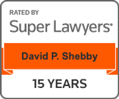 Superlawyers David P. Shebby 15 years